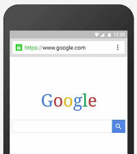 Google on smartphone